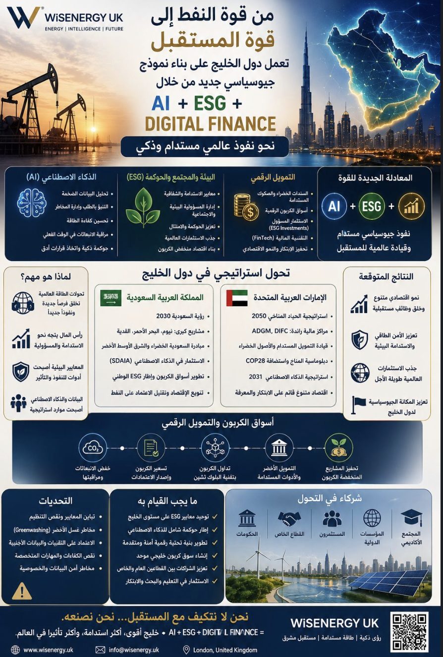 منطقة الخليج ترسخ مكانتها كمركز عالمي للذكاء الاصطناعي والاستدامة والتمويل الرقمي